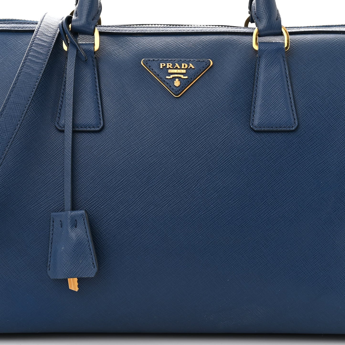 Saffiano Lux Bowler Blue