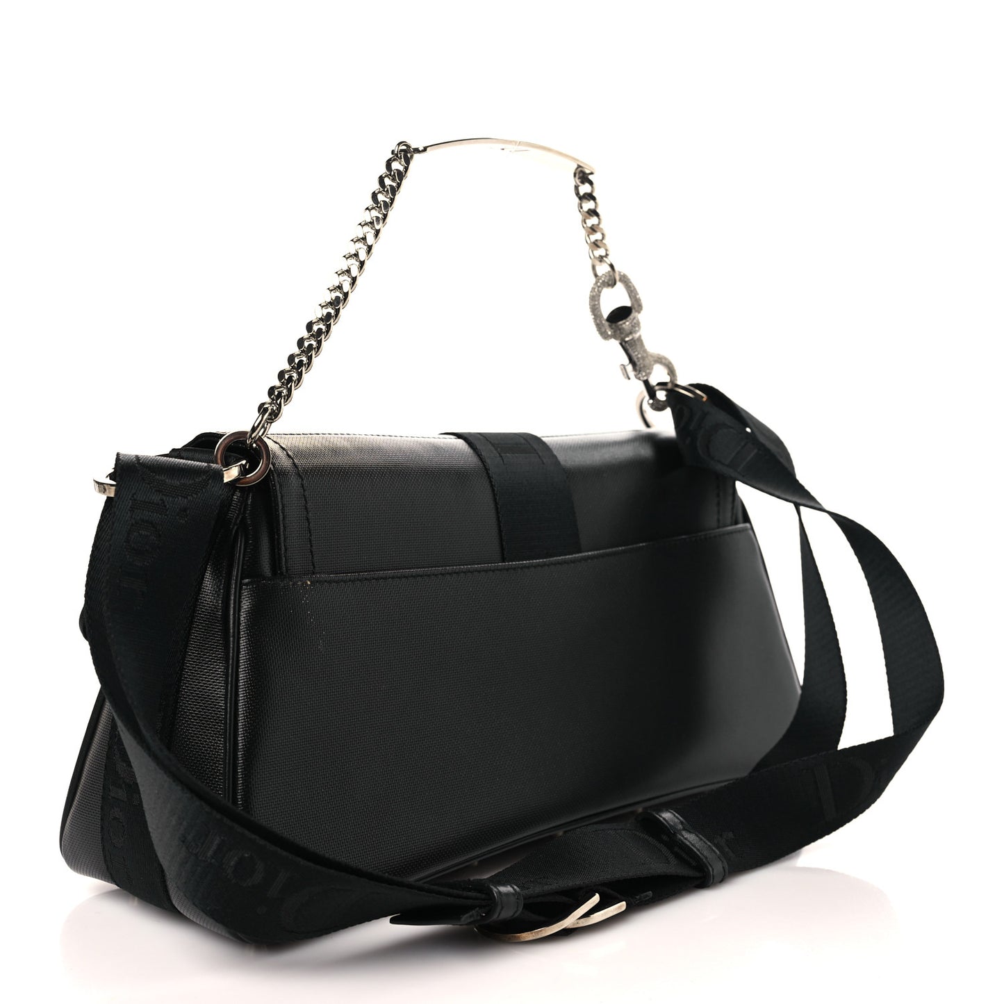 Coated Canvas Crystal Hardcore Bag Black