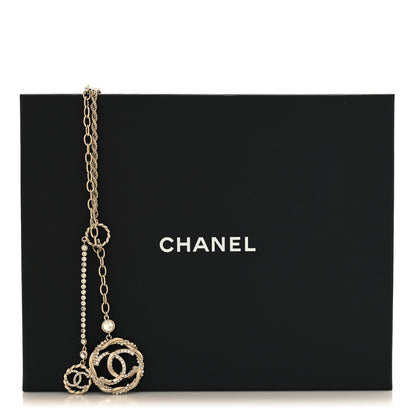 Chanel Crystal CC Fancy Chain Belt 85 34 Gold 4 of 4