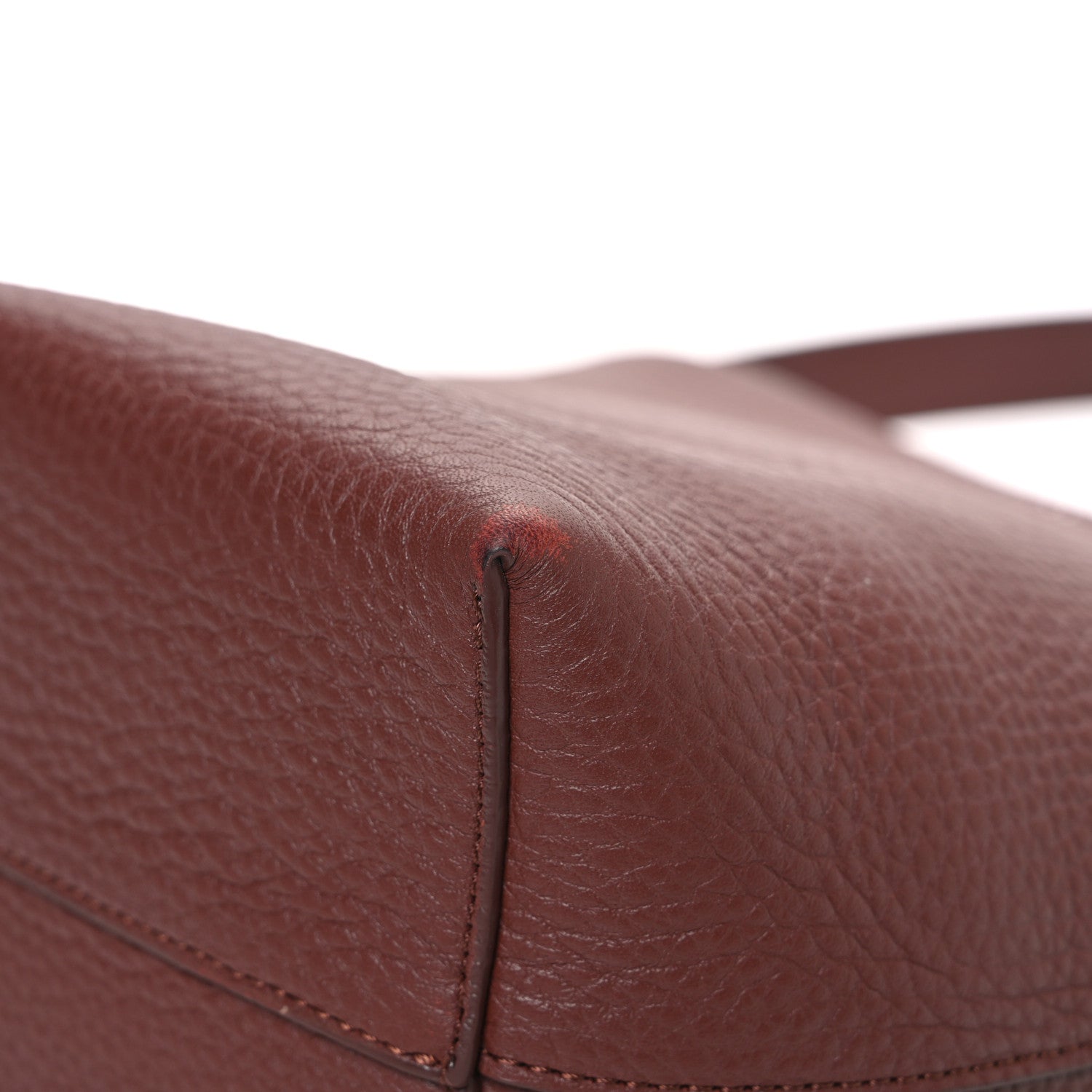 The Row Grained Calfskin Small N/S Park Tote Burnt Wood 10 of 10