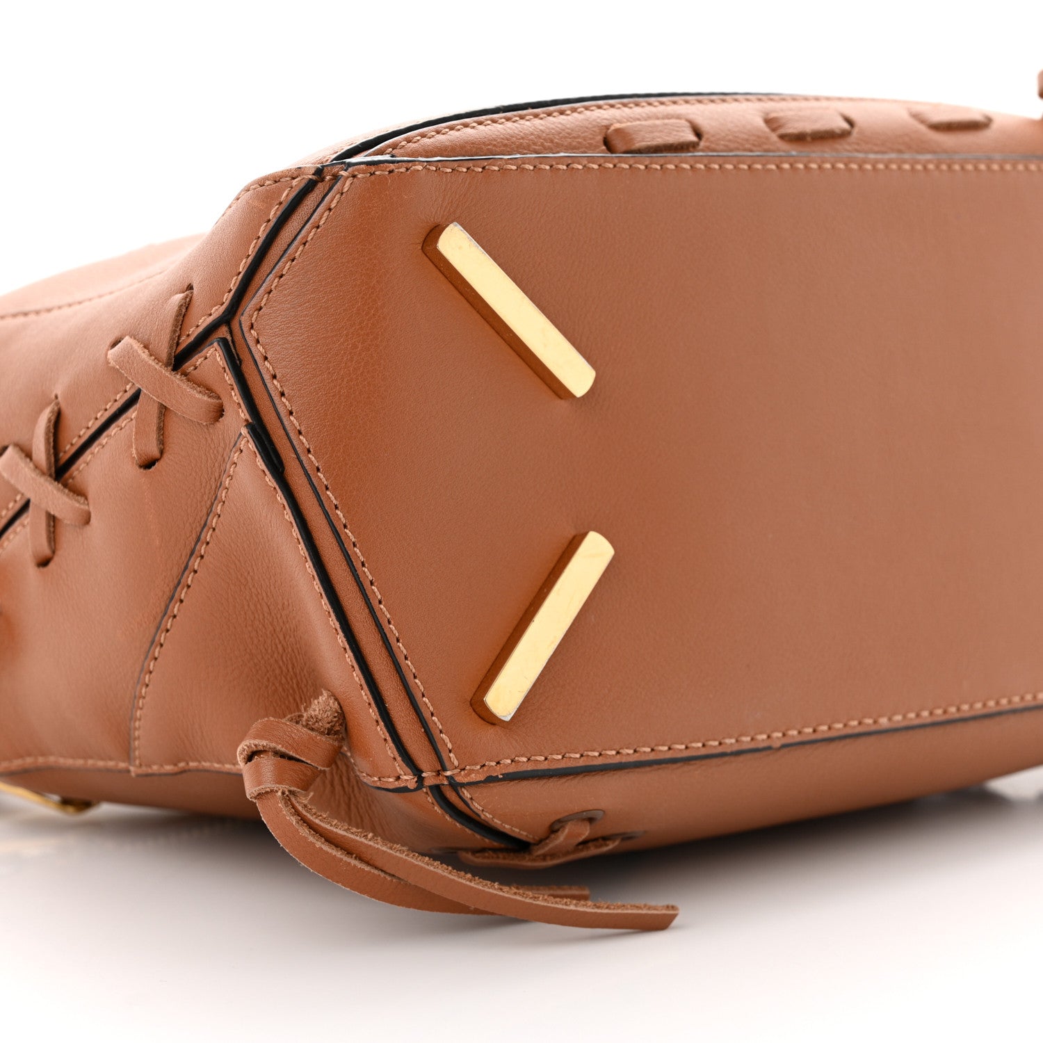 Loewe Calfskin Small Laced Puzzle Bag Tan 8 of 15