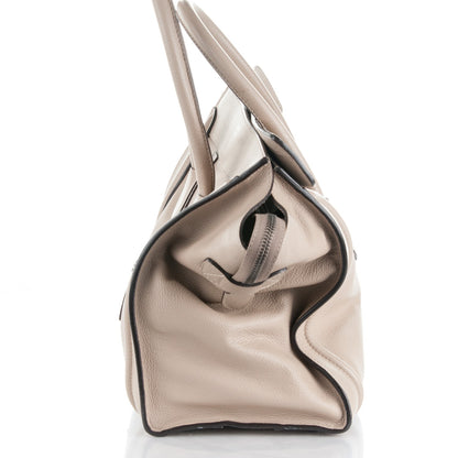 Celine Drummed Calfskin Mini Luggage Dune 9 of 9