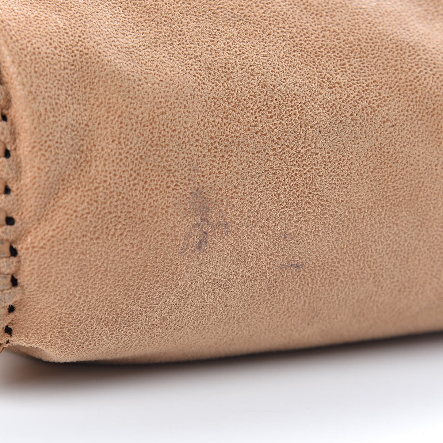 Shaggy Deer Small Falabella Tote Tan