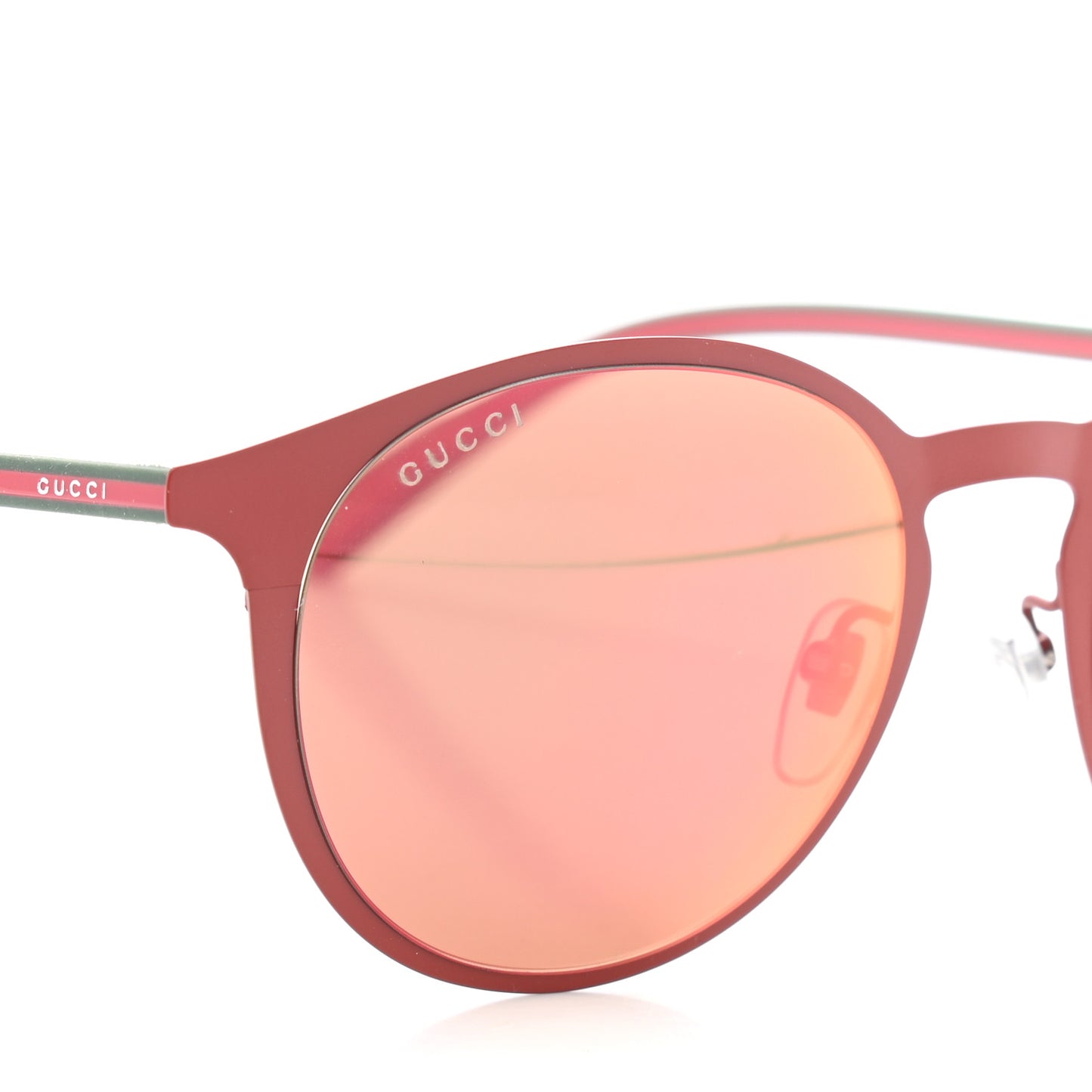 Round Sunglasses GG0504S Red Green