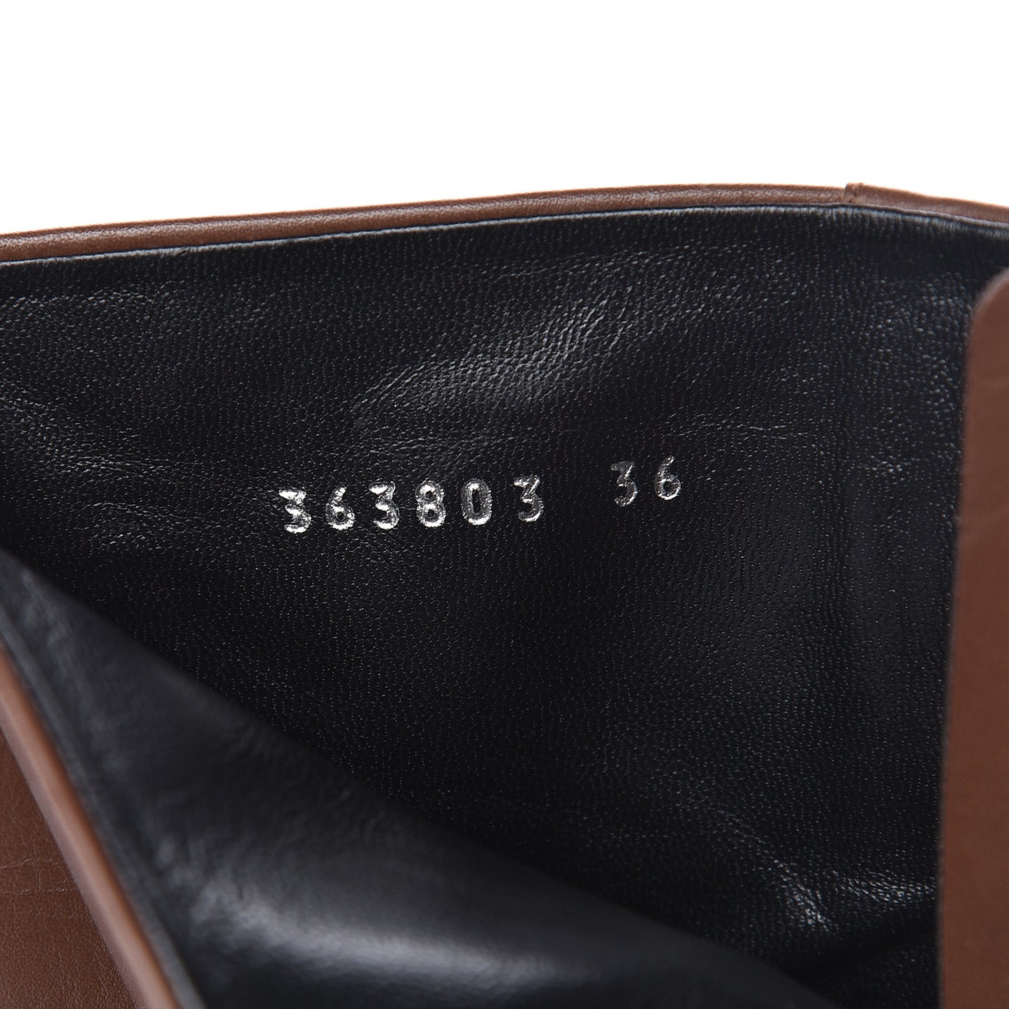 Calfskin Twiggy Boot Horsebit 36 Nut Brown
