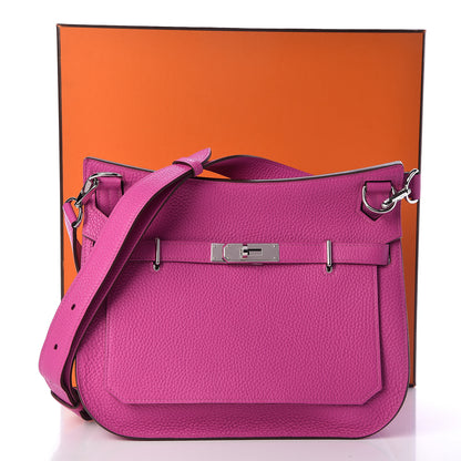 Hermes Taurillon Clemence Jypsiere 28 Magnolia 11 of 11