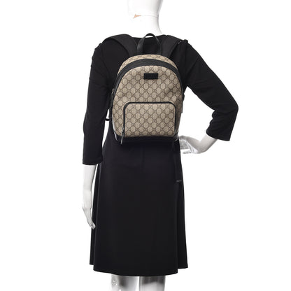 Gucci GG Supreme Monogram Small Eden Day Backpack Black 2 of 14