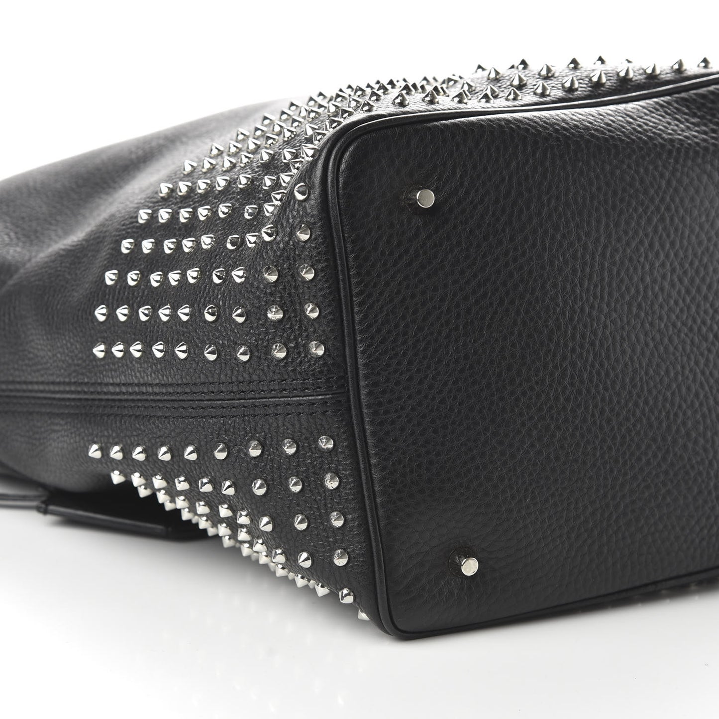 Calfskin Studded Medium Susanna Hobo Black
