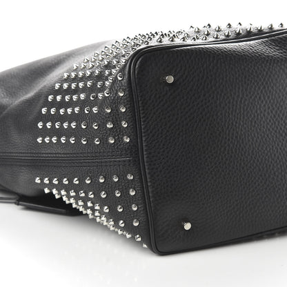 Burberry Calfskin Studded Medium Susanna Hobo Black 6 of 9