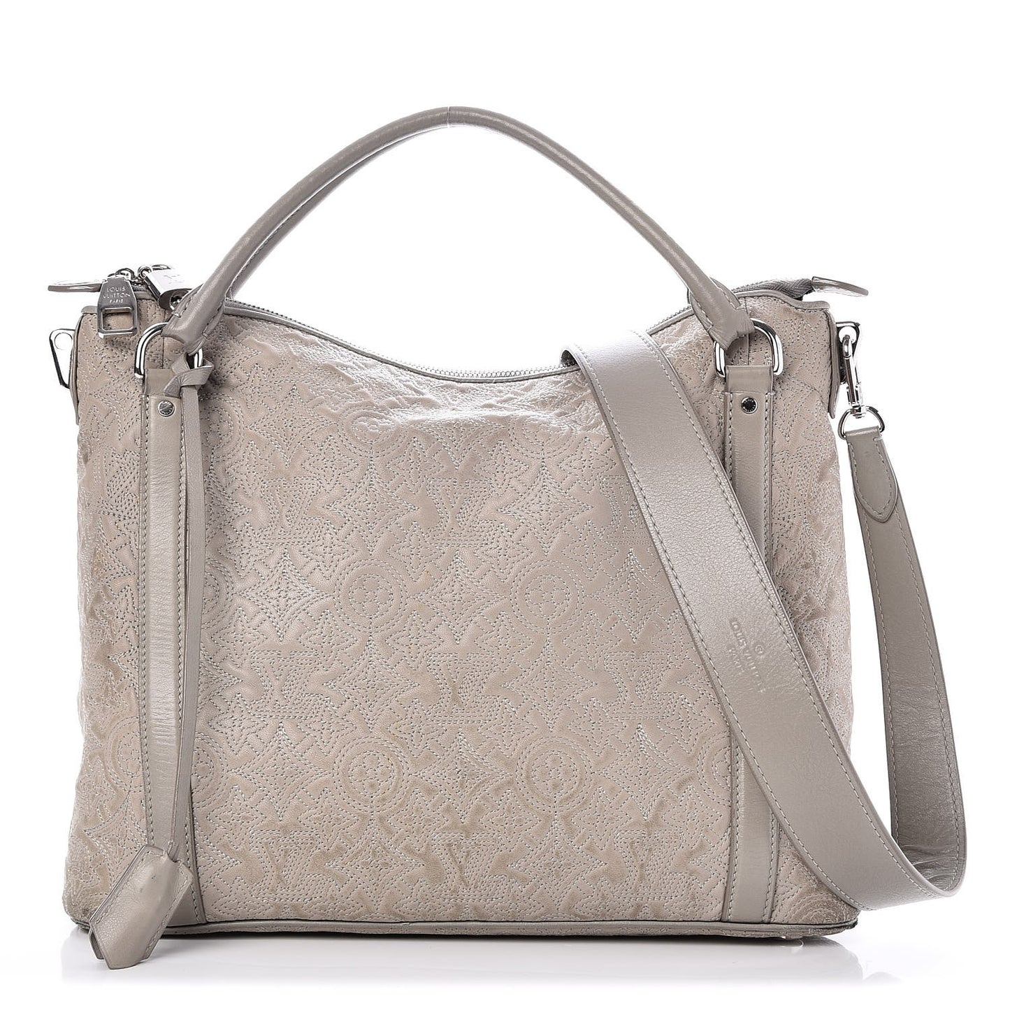 Monogram Lambskin Antheia IXIA PM Gris Clair