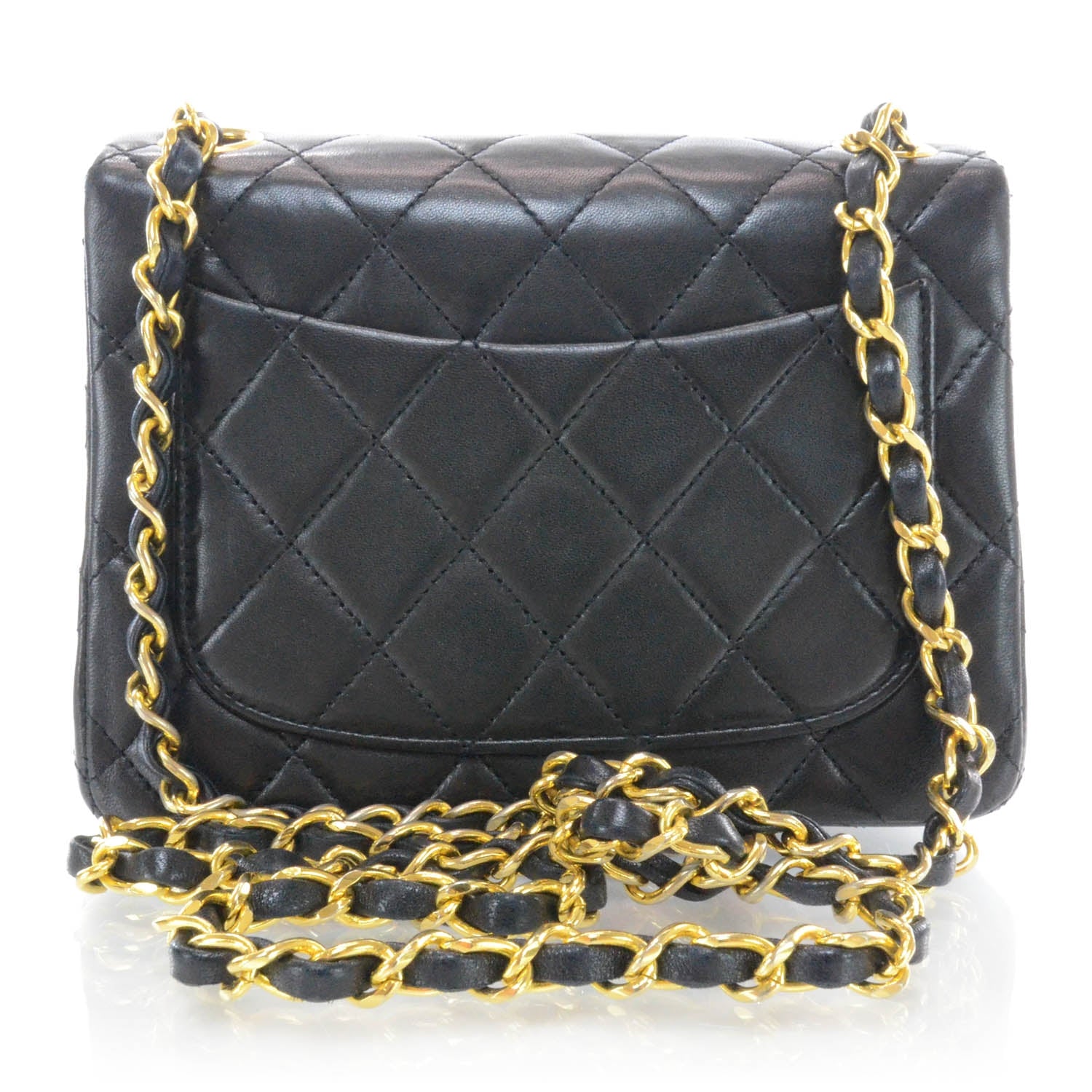 Chanel Lambskin Mini Flap Black 3 of 10