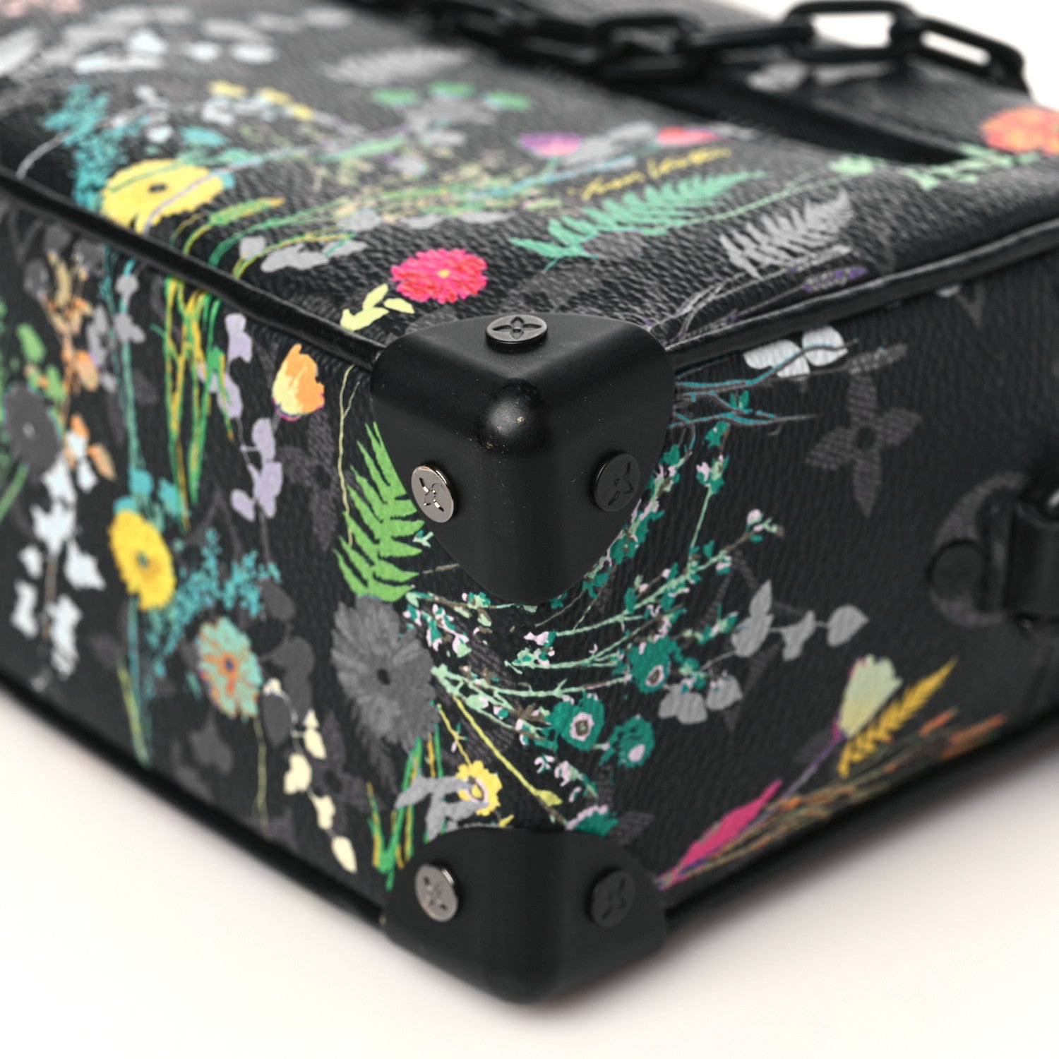 Louis Vuitton Monogram Eclipse Flower Print Mini Soft Trunk 8 of 9