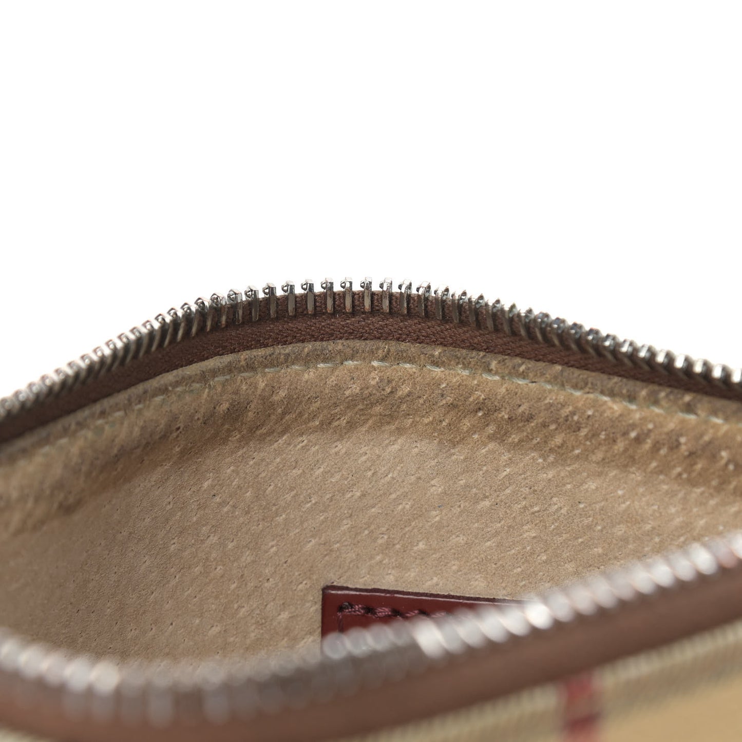 Haymarket Check Small Crossbody Clutch Bag Red