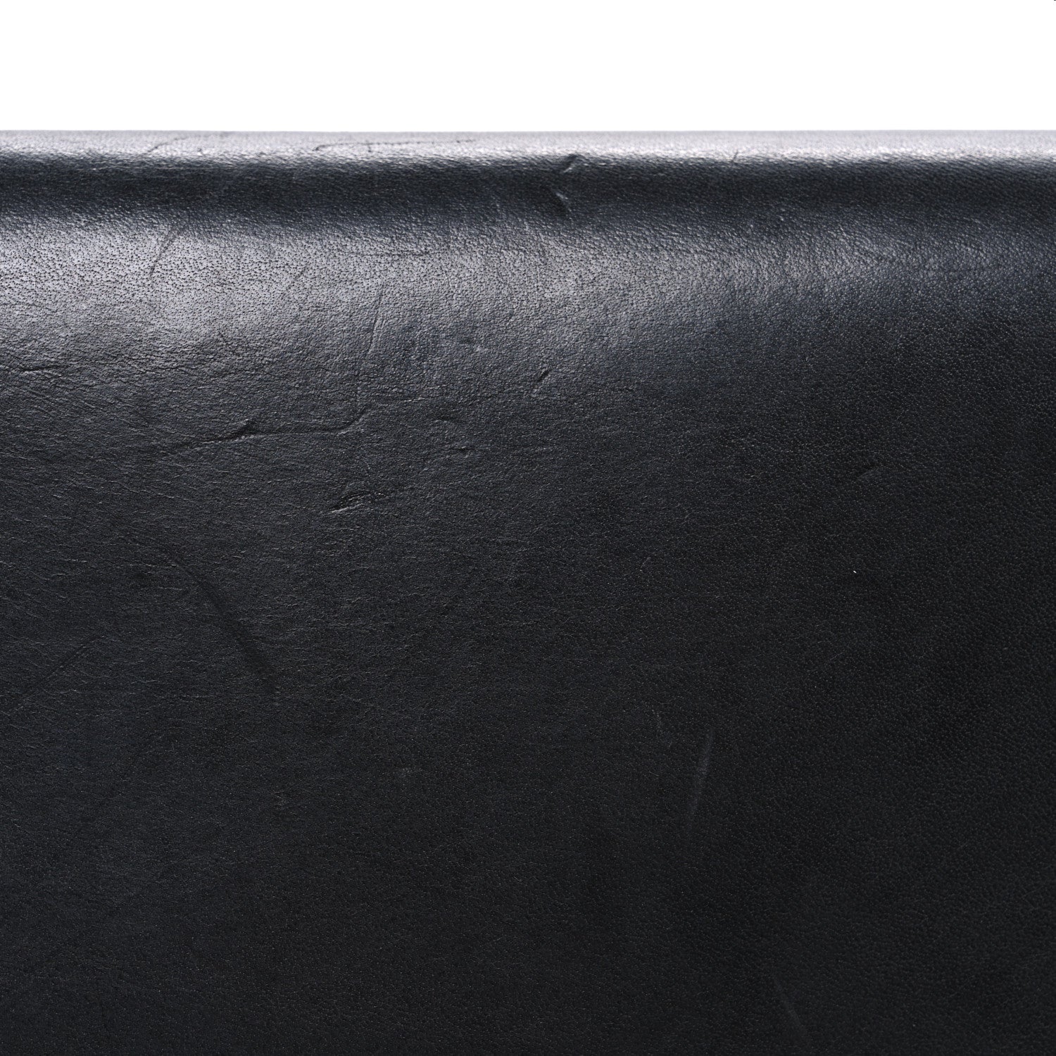 Mansur Gavriel Calfskin Flap Crossbody Bag Black 7 of 10