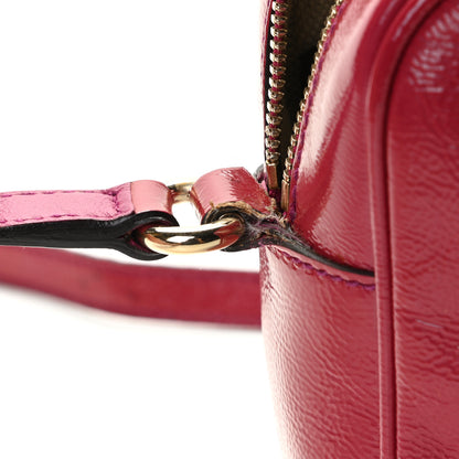 Gucci Soft Patent Small Soho Disco Bag Bright Bougainvillea 12 of 12