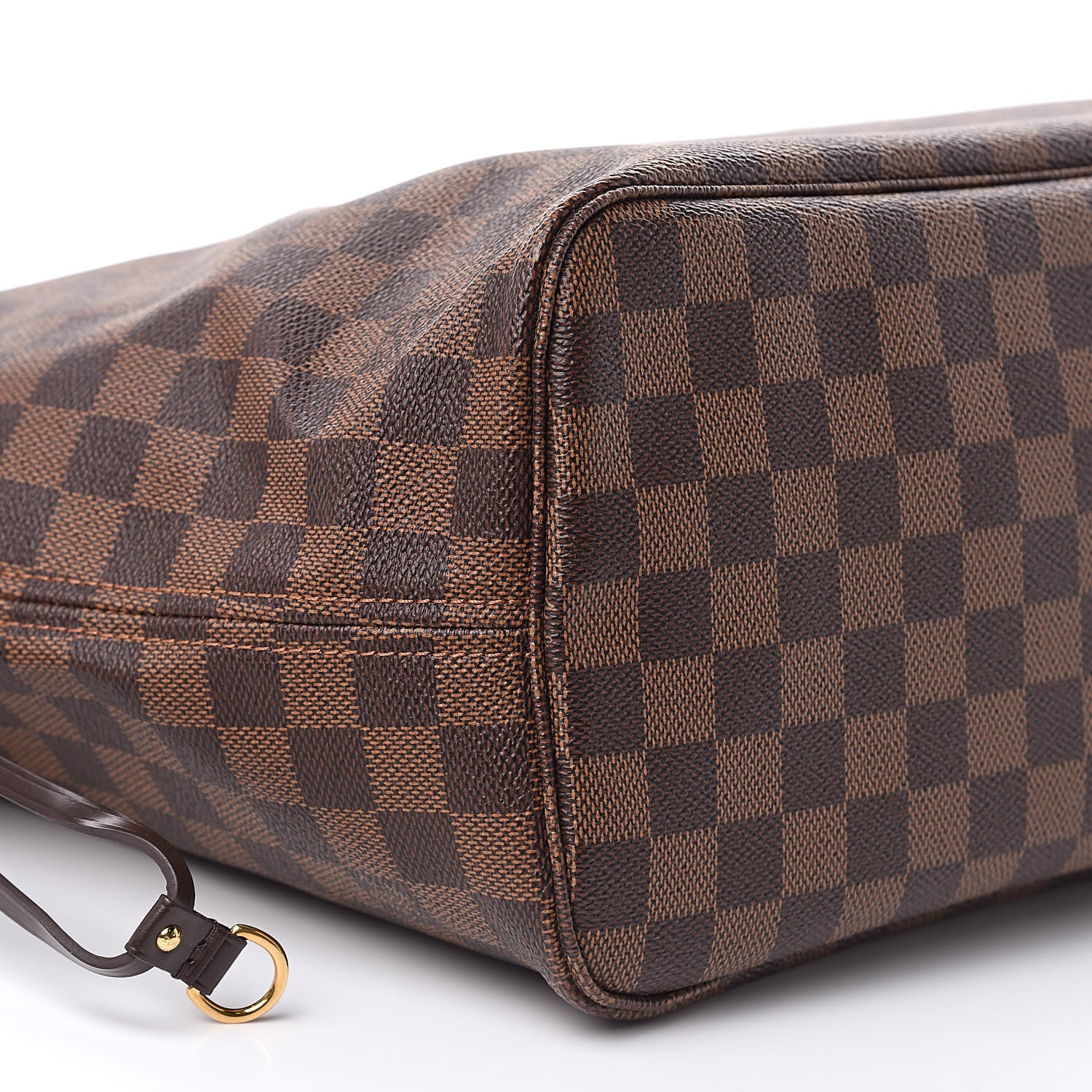 Louis Vuitton Damier Ebene Neo Neverfull MM Rose Ballerine 8 of 9