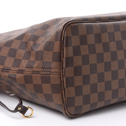 Louis Vuitton Damier Ebene Neo Neverfull MM Rose Ballerine 8 of 9