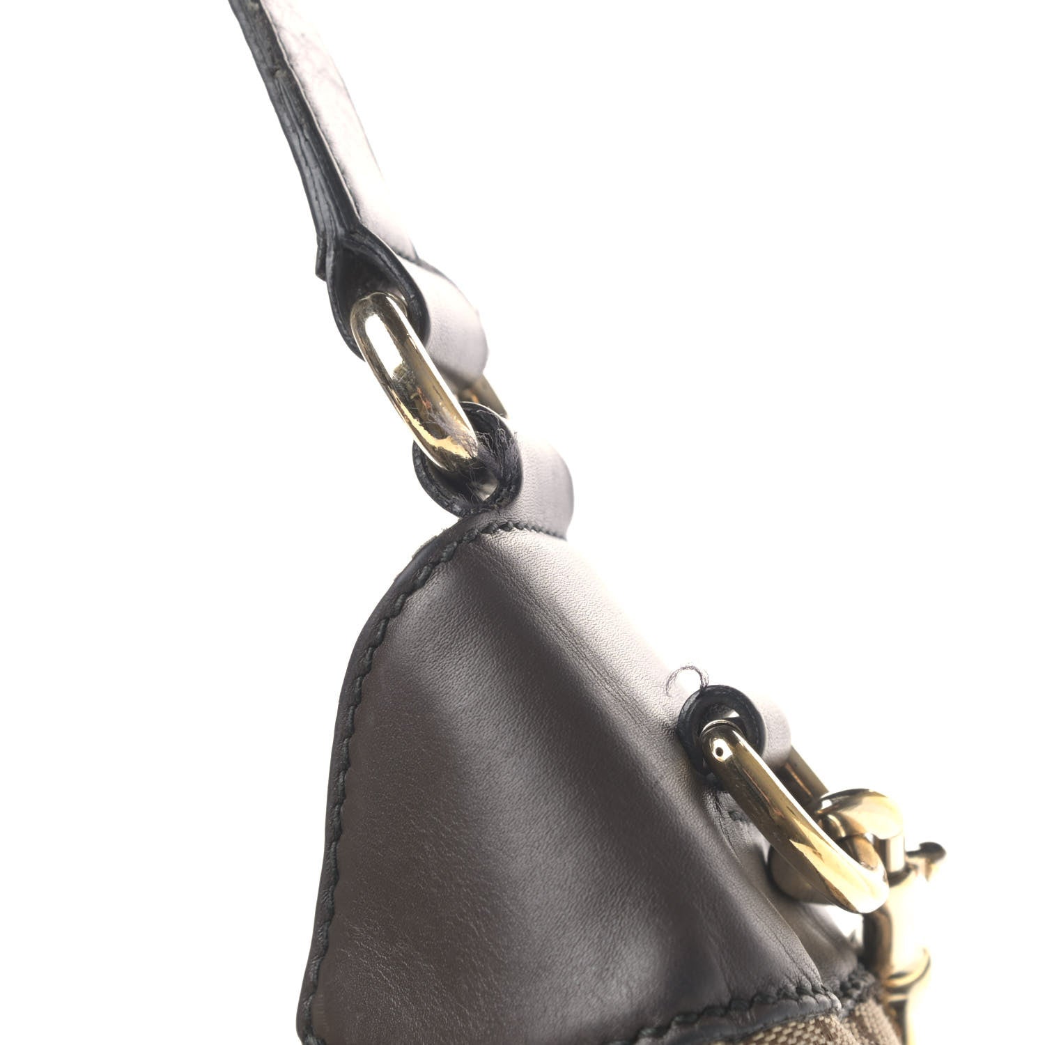 Gucci Monogram Margaux Calfskin Medium Emily Hobo Beige Ebony Cocoa 7 of 13