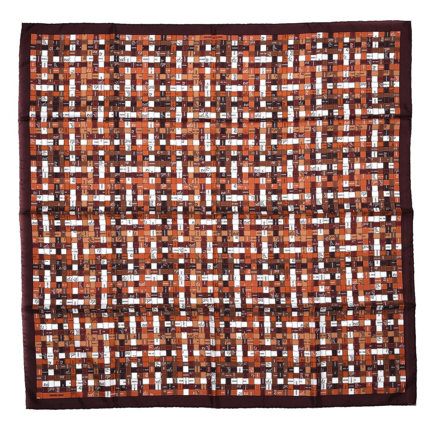 Silk Bolduc Au Carre Scarf 90