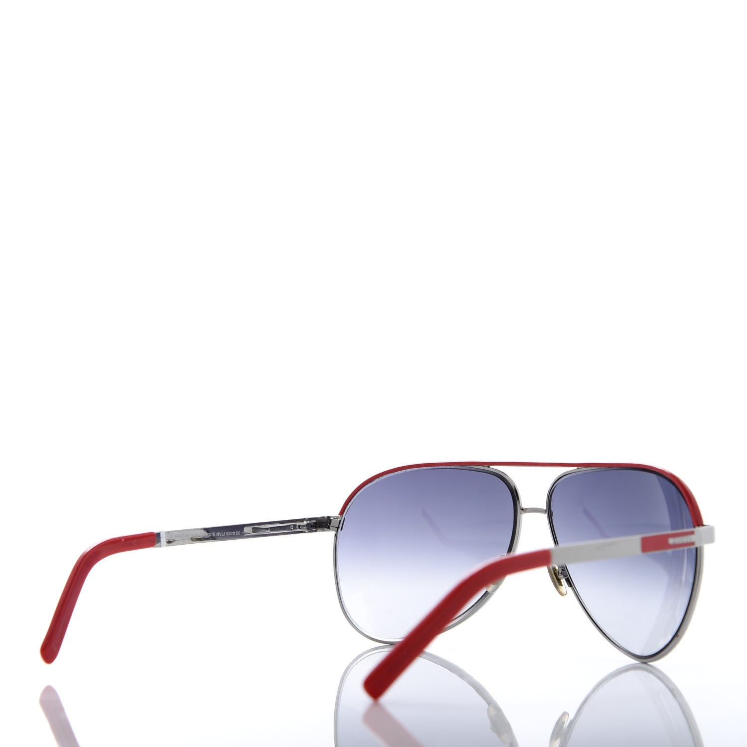 Gucci Aviator Sunglasses GG 1827/S Red Silver 4 of 6