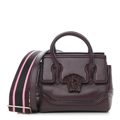 Versace Calfskin Small Palazzo Empire Bag Burgundy 1 of 18