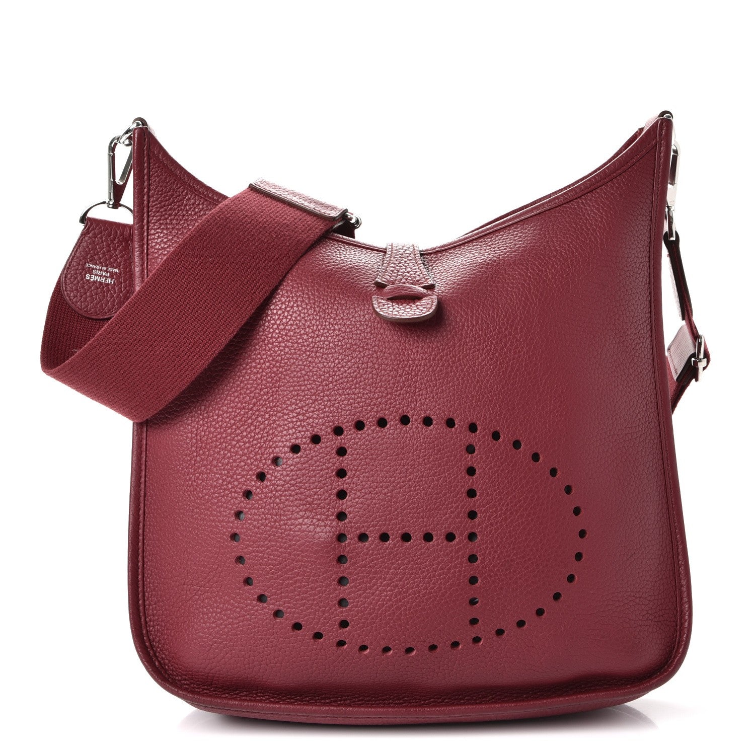 Hermes Taurillon Clemence Evelyne III PM Rubis 1 of 15