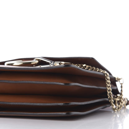 Chloe Suede Calfskin Medium Faye Shoulder Bag Tobacco 8 of 9
