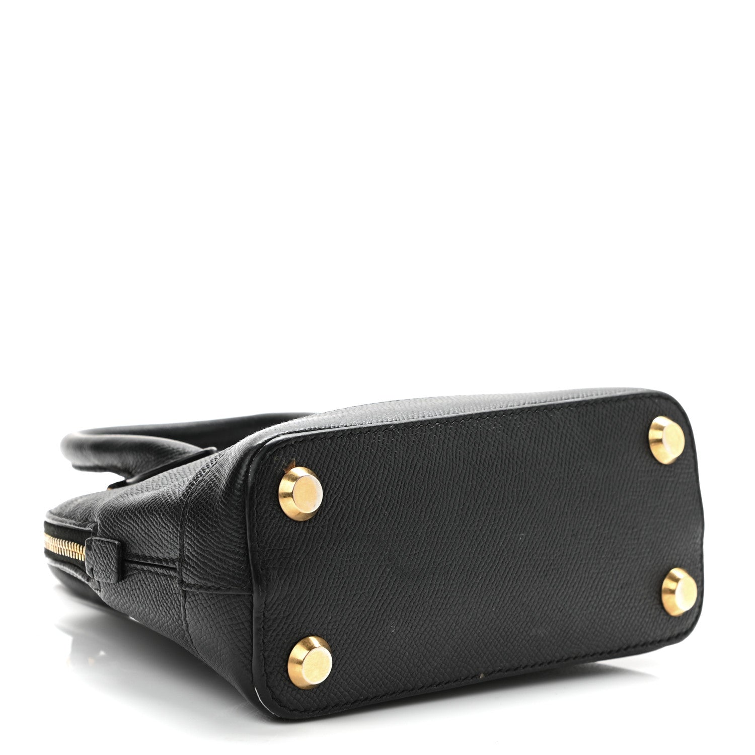 Balenciaga Signature Grained Calfskin XXS Ville Top Handle Bag Black White 3 of 14