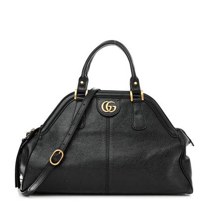 Gucci Calfskin Medium Re(Belle) Top Handle Bag Black 1 of 10