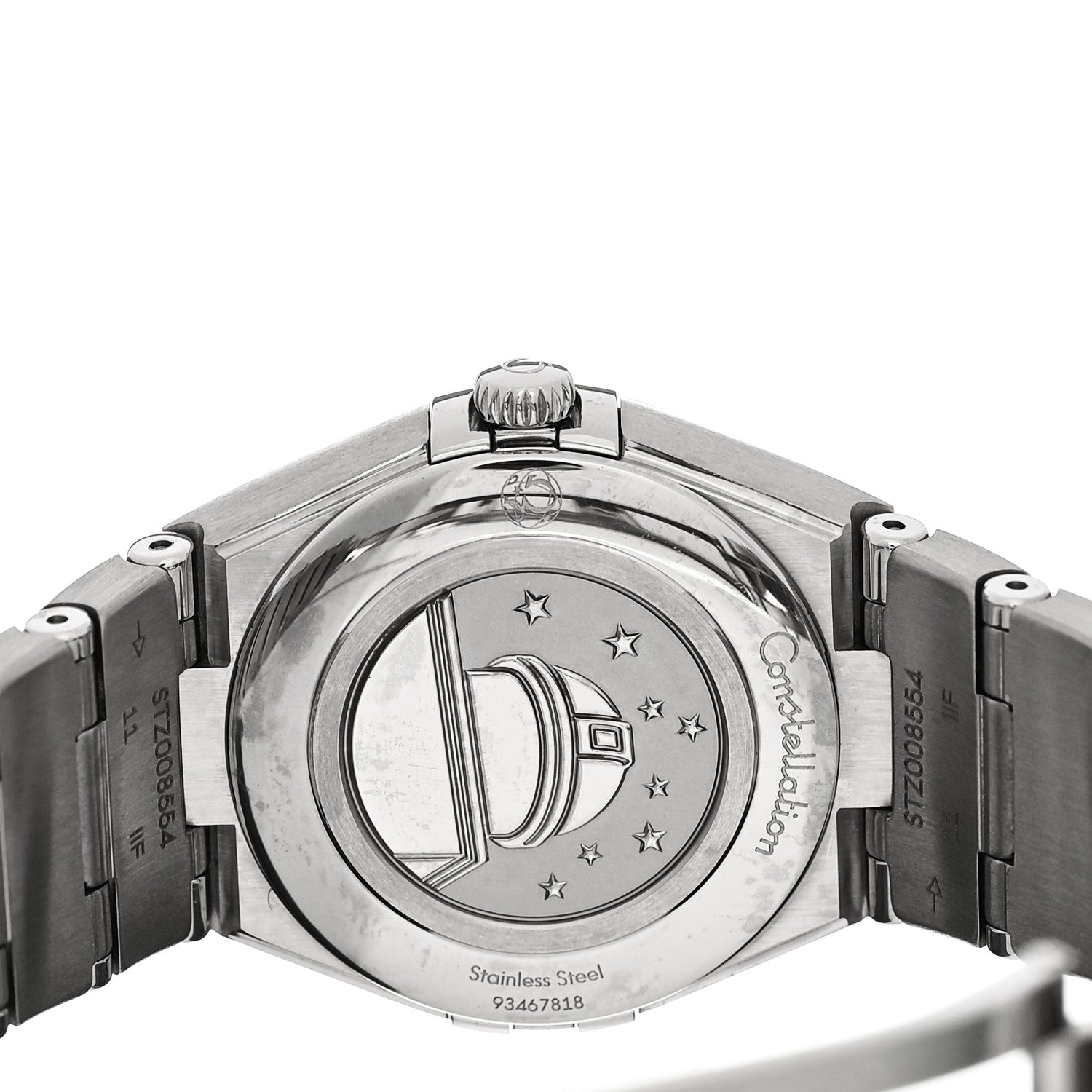Omega Stainless Steel Diamond 28mm Constellation Quartz Watch Purple 131.10.28.60.60.002 4 of 5