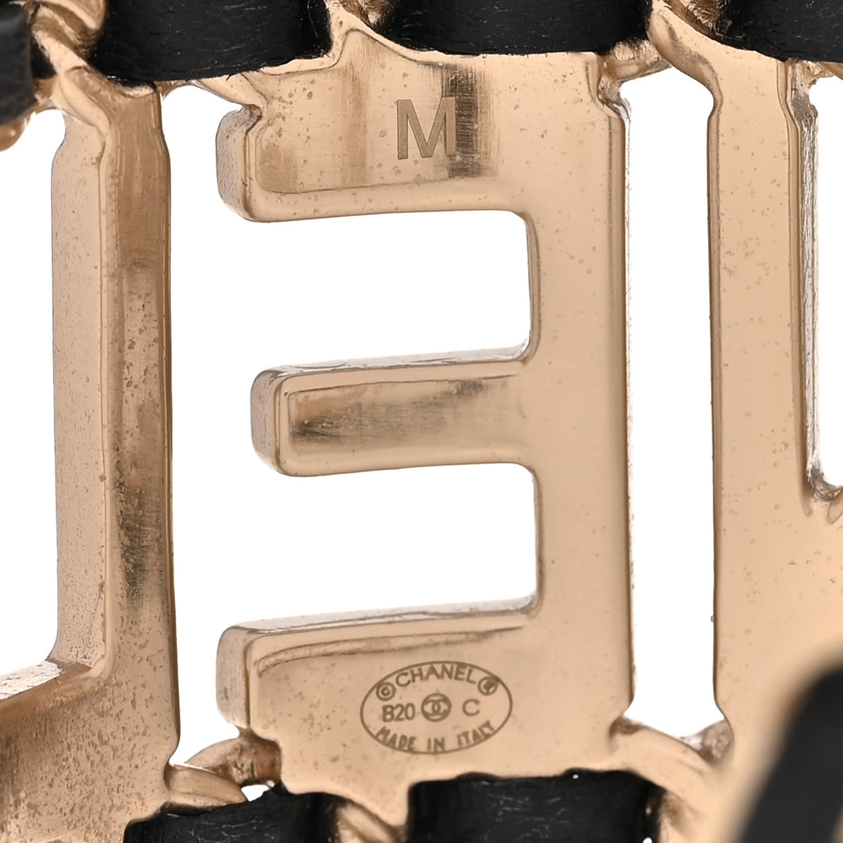 Chanel Lambskin Chain Vintage Allure Bracelet Gold 4 of 5