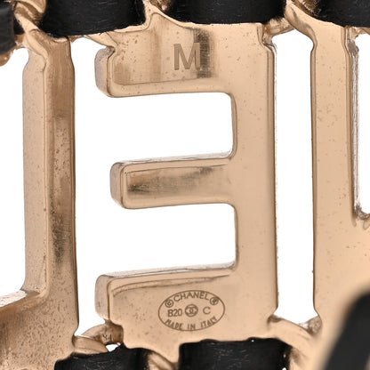 Chanel Lambskin Chain Vintage Allure Bracelet Gold 4 of 5
