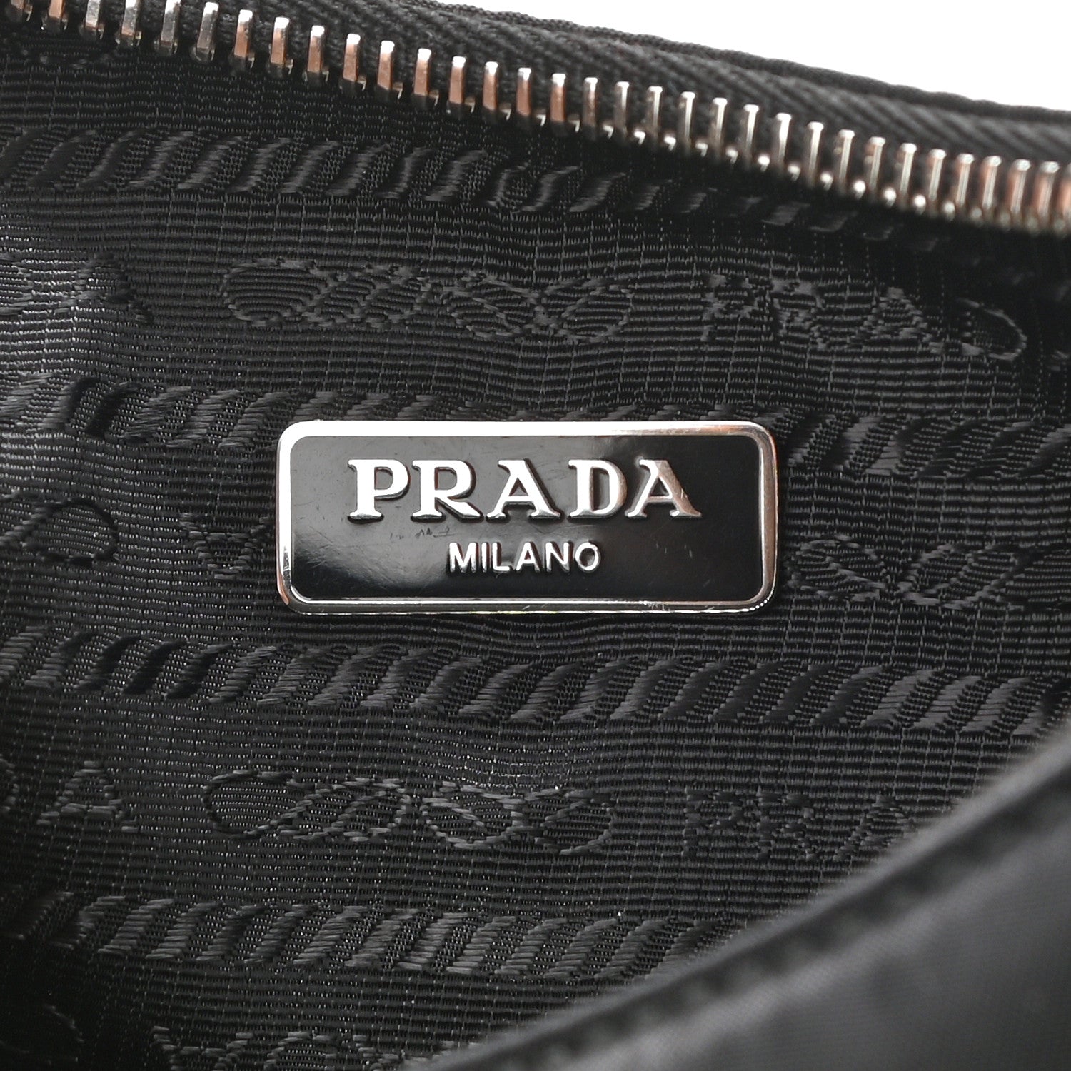 Prada Tessuto Nylon Mini Re-Edition 2000 Bag Black 6 of 9