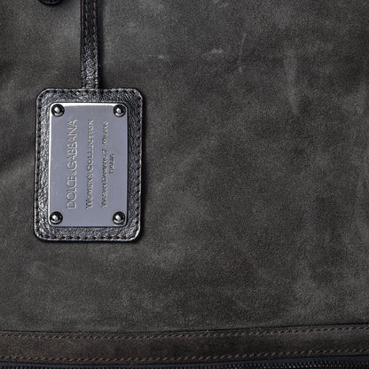 Dolce & Gabbana Suede Miss Pocket Satchel Grey 13 of 20