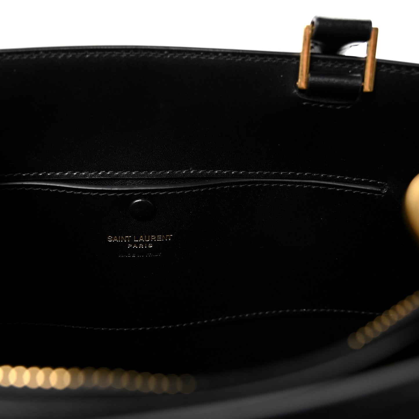Calfskin Sac De Jour Duffle Top Handle Black