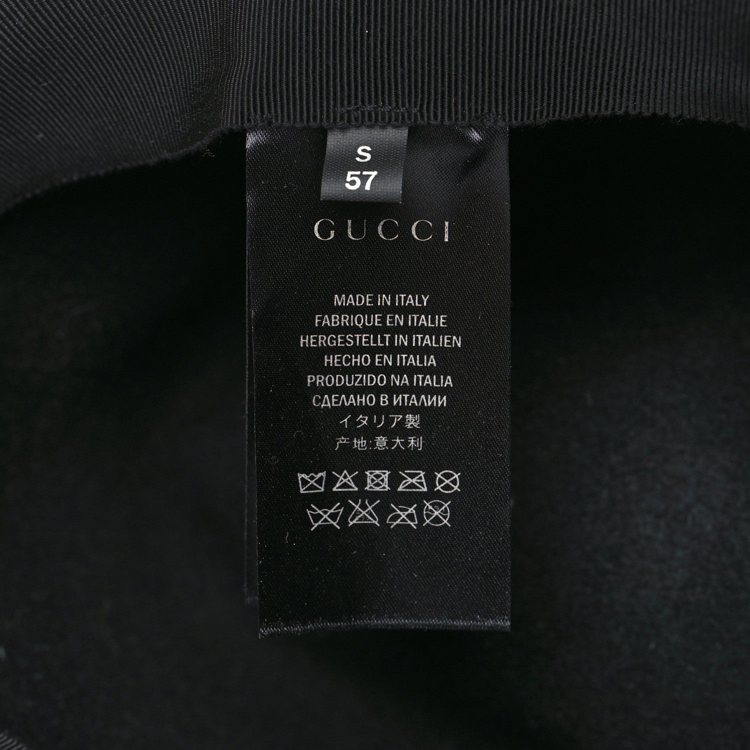 Gucci Felt William Hat S Black 7 of 8