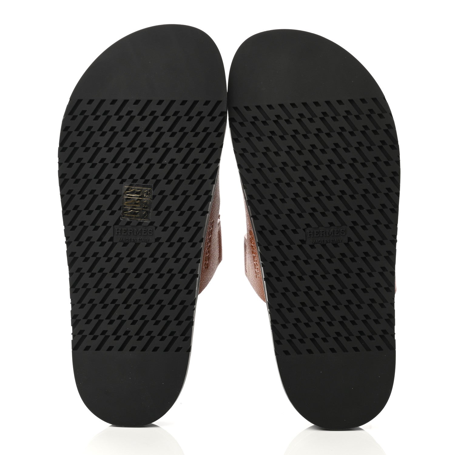 Hermes Epsom Womens Chypre Sandals 39 Natural 5 of 9