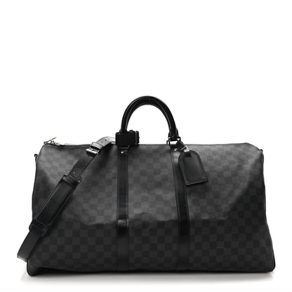 Louis Vuitton Damier Graphite Keepall Bandouliere 55 1 of 8