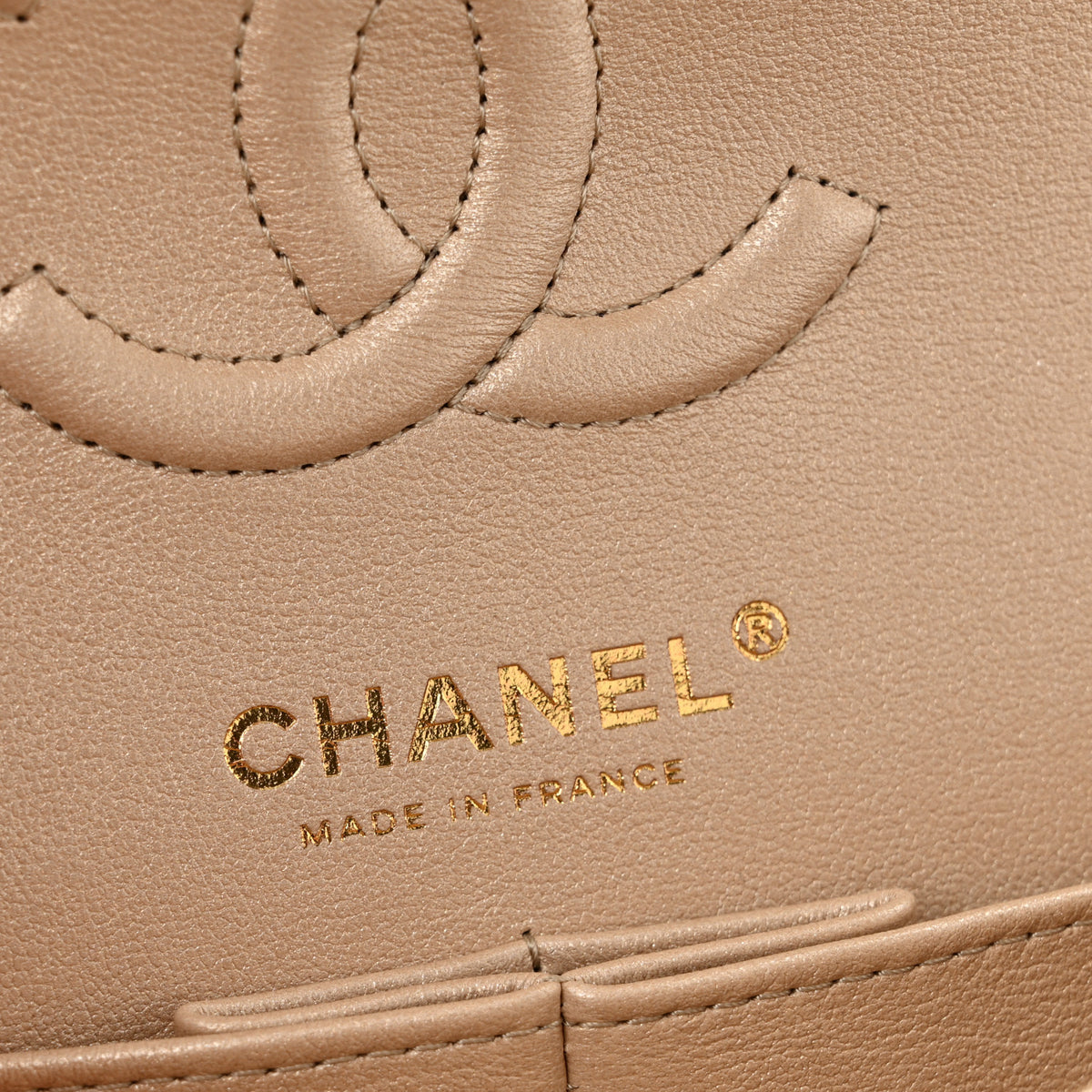 Chanel Metallic Caviar Quilted Small Double Flap Gold 7 of 11