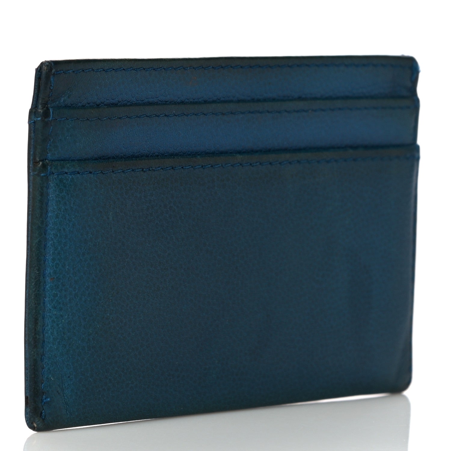 Chanel Caviar Card Holder Blue 3 of 15