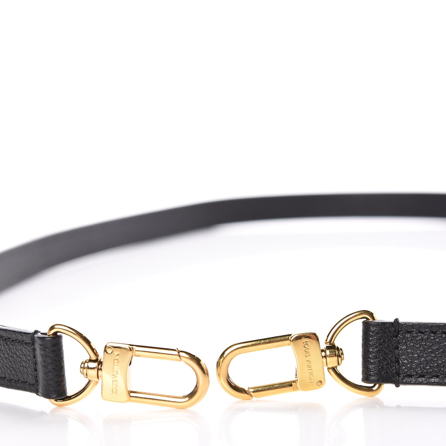 Louis Vuitton Calfskin Metis Adjustable Shoulder Strap Black 3 of 3