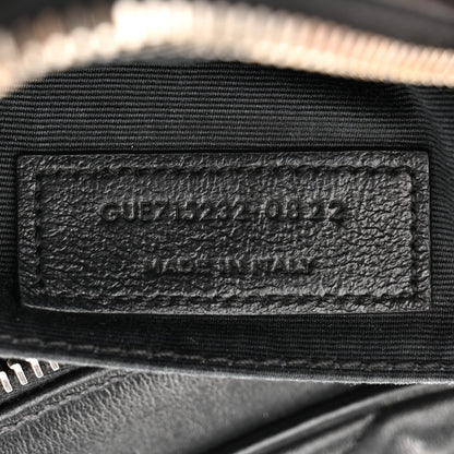 Saint Laurent Calfskin Matelasse Monogram Lou Camera Bag Black 7 of 10