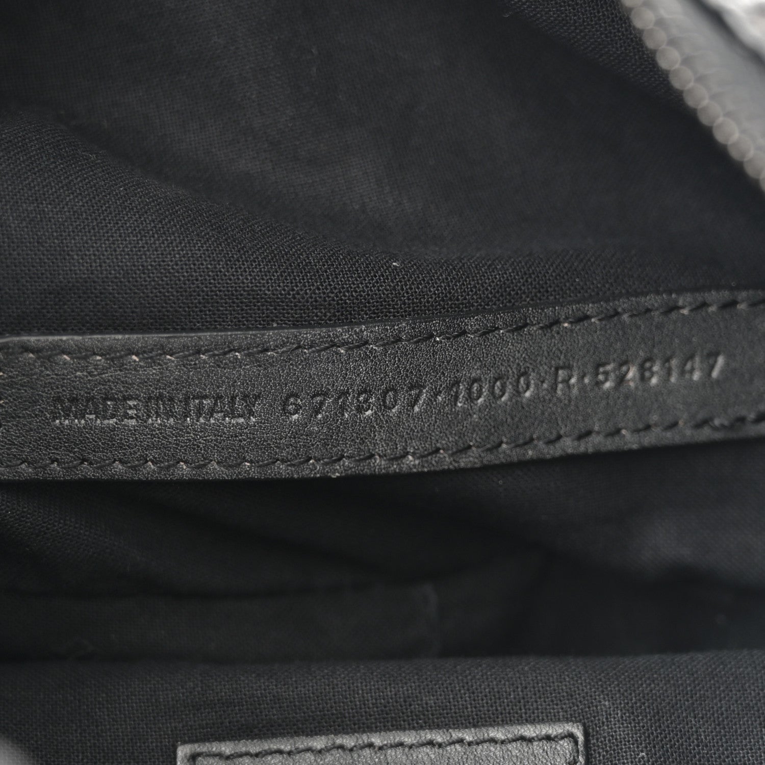 Balenciaga Used Calfskin Small Le Cagole Shoulder Bag Black 8 of 13