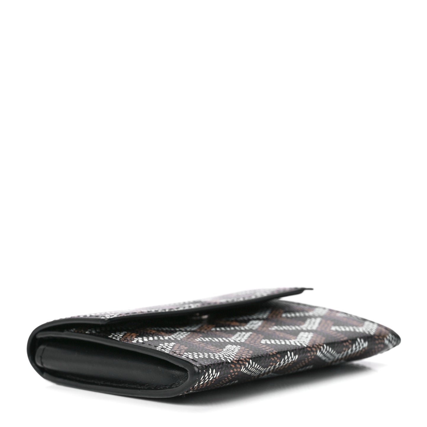 Goyardine Marigny Coin Purse Wallet Black