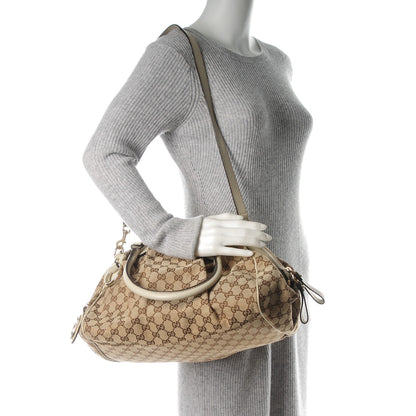 Gucci Monogram Medium Sukey Boston Off White 2 of 7