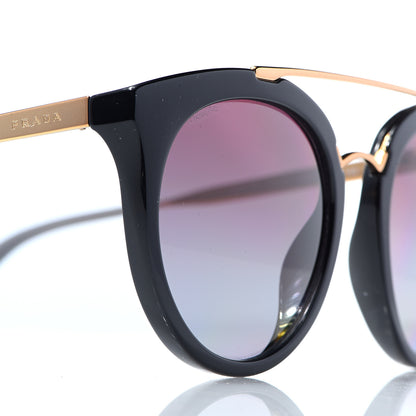 Prada Cinema Polarized Sunglasses SPR23S Black Gold 7 of 8