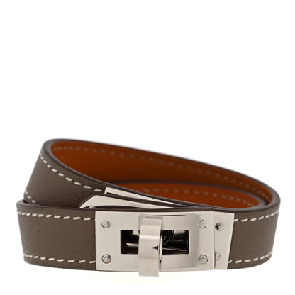 Hermes Swift Kelly Double Tour Bracelet T1 Etoupe 1 of 4