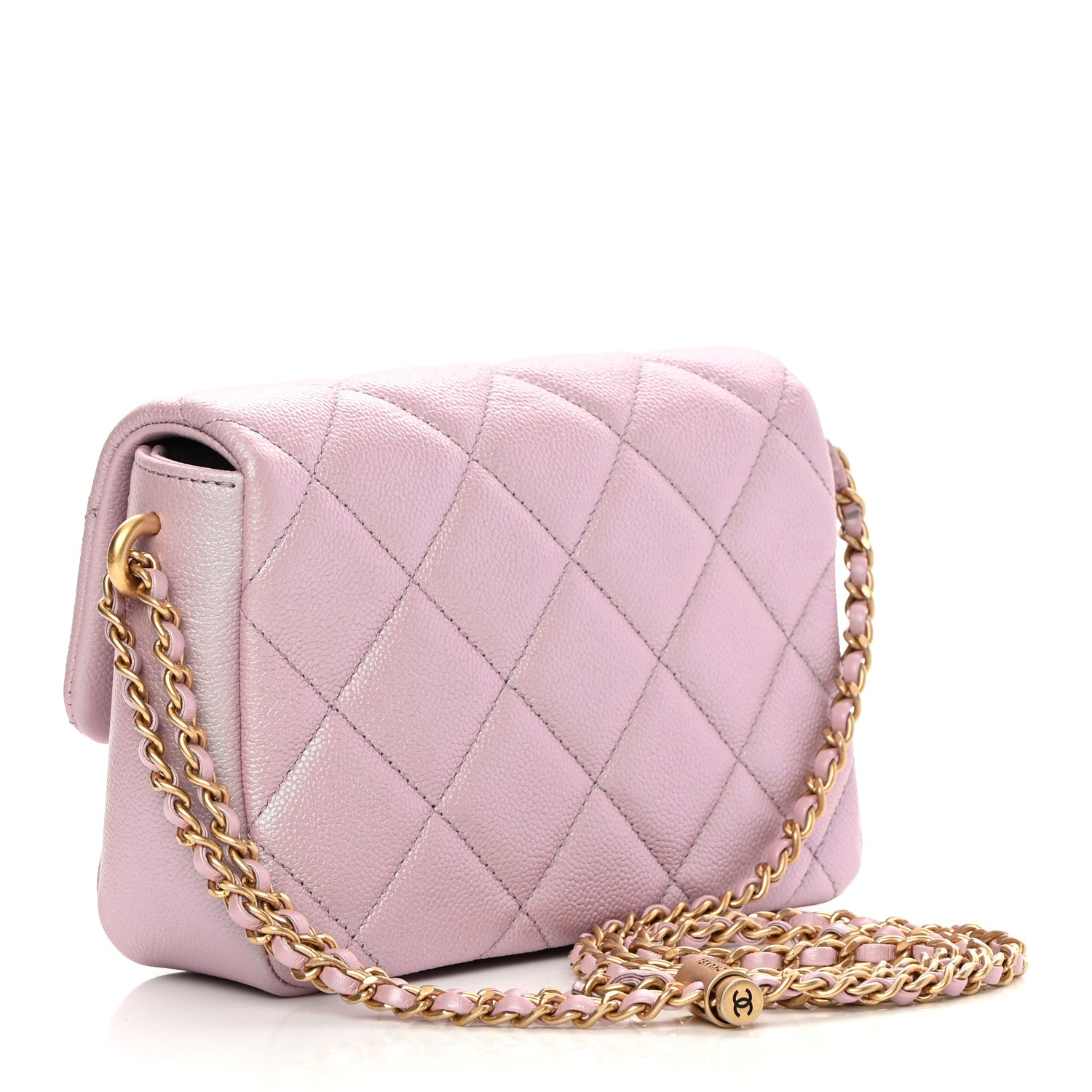 Chanel Iridescent Caviar Quilted Mini My Perfect Flap Pink 3 of 11