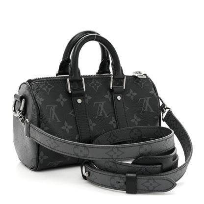 Louis Vuitton Reverse Monogram Eclipse Keepall XS Black 3 of 10