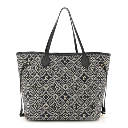 Louis Vuitton Jacquard Since 1854 Neverfull MM Grey 1 of 10